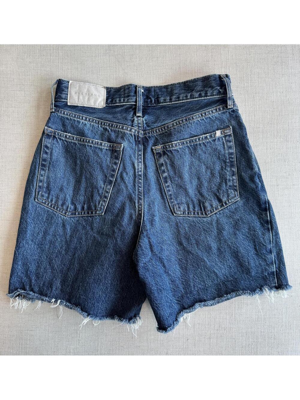 Everlane The Rigid Way High Denim Shorts Size 26 - Picture 3 of 4